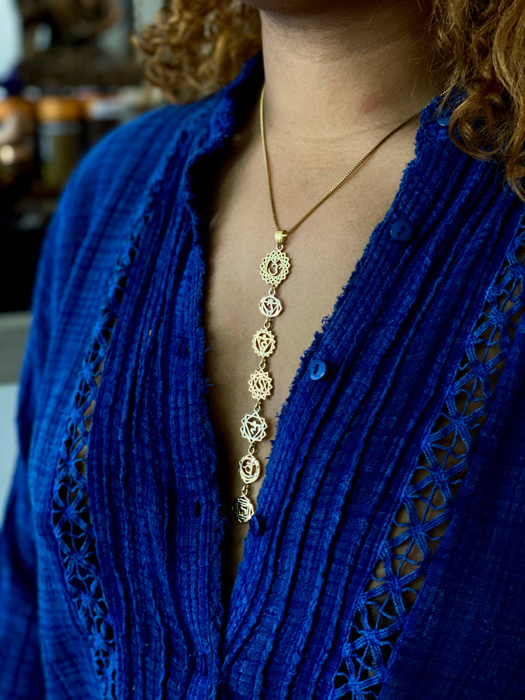 Divine Chakra Brass Necklace