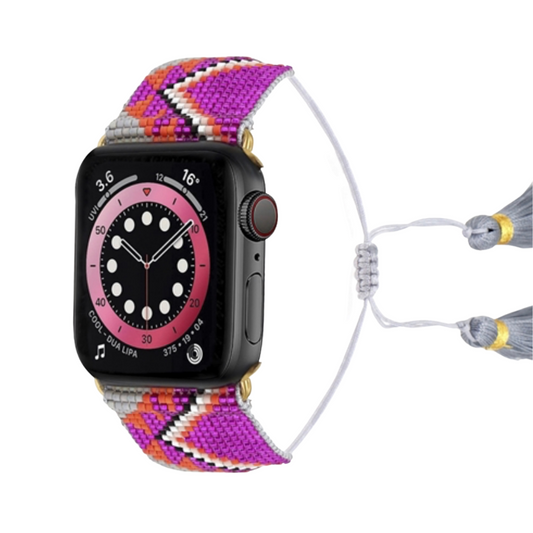 Tia Textural Seed Bead Apple Watch Band