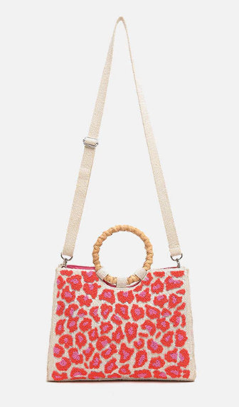 The Pink Spotted Cheetah Handheld Tote