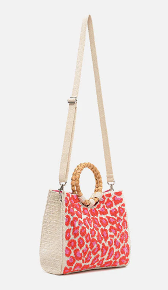 The Pink Spotted Cheetah Handheld Tote