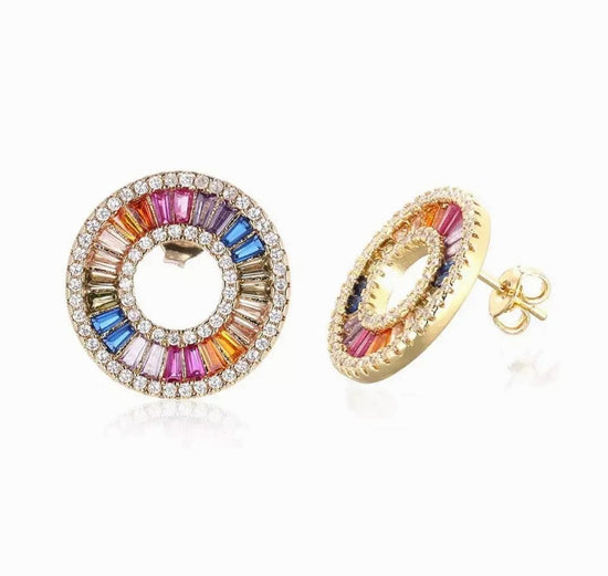 Rhinestone Stud Earrings | Rhinestone Earrings Studs